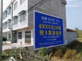 开封墙体广告质量分析