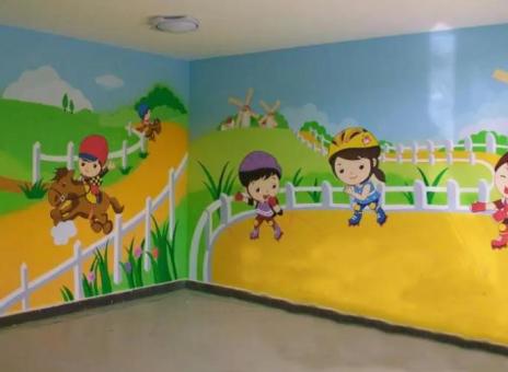 开封幼儿园墙体彩绘制作流程及注意事项