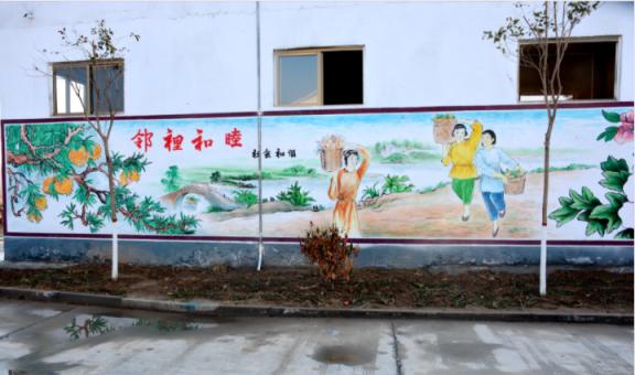 开封乡镇文化墙 乡风文明焕发新活力