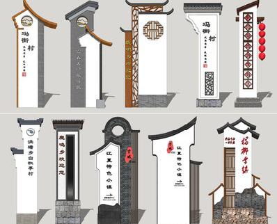 开封美丽乡村标识标牌有哪些分类？